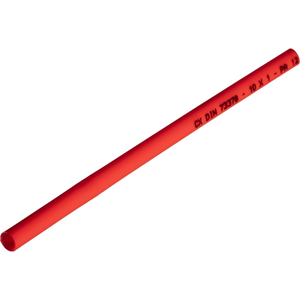 Bisson rør - Rød - 25 mm x 5 m - Acrylonitrilbutadienstyren (ABS)