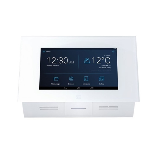 2N 91378375WH Indoor Touch 2.0 Series, Intercom Answering Unit with 7" Touchscreen, 12VDC, White
