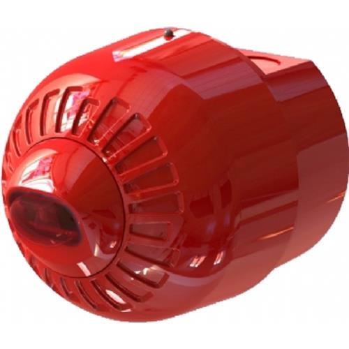 Texecom Sonos Pulse Sikkerheds stroboskoplys - Wired - 60 V DC - Hørbar, Visuelt - Væg Monterbar - Red, Red