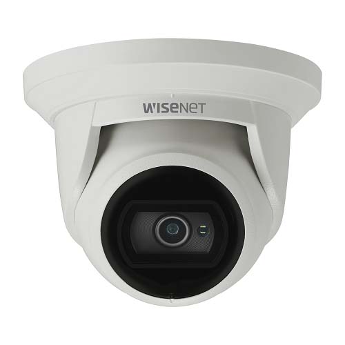 Hanwha QNE-8011R Wisenet Q Series, WDR IP67 5MP 2.8mm Fixed Lens, IR 20M IP Turret Camera, White