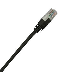 Cable Monkey 3 m Kategori 5e Netværks Kabel til Netværksenhed - 1 - Second End: 1 x RJ-45 Network - Male - Forlængerledning - Sort