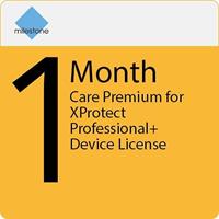 Milestone XProtect Professional Plus Series, 1-Month Device Software License with Care Plus