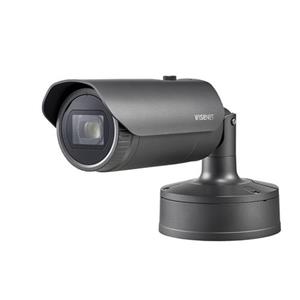 Hanwha XNO-6120R Wisenet X Series, WDR IP66 2MP 5.2-62.4mm Varifocal Lens, IR 70M IP Bullet Camera, Grey